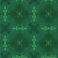 thumbnail image 1 of Ahgly Company Machine Washable Indoor Square Transitional Deep Teal Green Area Rugs, 7' Square, 1 of 7