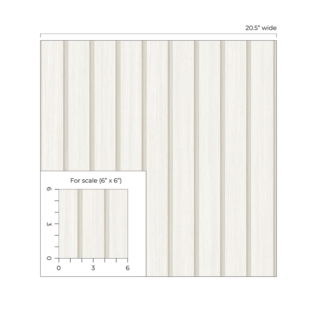 Stacy Garcia Home Faux Wooden Slats Peel and Stick Wallpaper