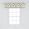 thumbnail image 2 of Ambesonne Ethnic Window Valance, Traditional Turtle, 42" x 12", Dark Peach Seafoam, 2 of 3