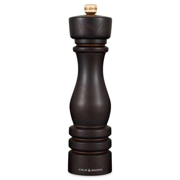 Cole & Mason London Modern Brown Beech Wood Salt Mills