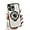Black, variant on for iPhone Case,Luxury 4 Corners Airbag ElectroPlated Clear with Glitter Kickstand Ring Camera Lens Protection Shockproof Phone Case (Green,iPhone 12)
