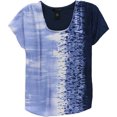 thumbnail image 1 of Camiseta gráfica Calvin Klein tie-dye azul mediana, 1 of 1