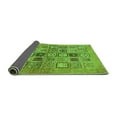 thumbnail image 2 of Ahgly Company Indoor Square Abstract Green Modern Area Rugs, 4' Square, 2 of 4