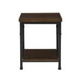 thumbnail image 6 of Linon Austin Indoor End Table with Shelf, 22" Tall, Black/Ash Veneer, 6 of 13