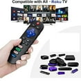 thumbnail image 3 of 2 Packs Télécommande Compatible ROKU Télécommande Générale pour ROKU TV Netflix Youtube_cadeau Spécial 891, 3 of 5
