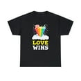 thumbnail image 3 of Love Wins LGBT Pride Rainbow Lesbian Gay Pride Gay Pride Plus Size Shirts for Women, 3 of 8