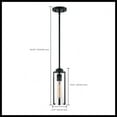 thumbnail image 3 of 60/7160-Nuvo Lighting-Marina-1 Light Mini Pendant in Modern/Contemporary Style-4.75 Inches Wide by 13.25 Inches High-Matte Black Finish, 3 of 9
