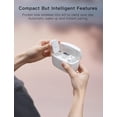 thumbnail image 5 of FIFINE M9 Dual Wireless Lavalier Microphones with Receiver for iPhone/Android/Camera, Mini Mics, Mute, 50m Stable Connect for Vlog, Video, Interview, White, 5 of 10