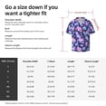 thumbnail image 5 of Rateoe White Skull Flower Print Mens Front Pocket Hawaiian Shirts Casual Shirts Short Sleeve Button Down Beach Tropical Shirts-XX-Large, 5 of 5