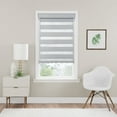 thumbnail image 2 of Traditional Elegance Cordless Sublime Sheer Double Layered Shade 48x72 - Linen, 2 of 3