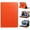 Cosmic Orange, variant on For BLU Tab One 5G Tablet Universal Leather Case Cover - Light Pink