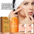 thumbnail image 4 of Turmeric Cleansing Mud Mask Face Wash Facial Cleanser,Clearance,Yellow Ginger Bentonite Skin Mud Facial Mask Turmeric Face Clays Mask Deep Cleaning Purifying Moned 50G, 4 of 9