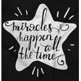 thumbnail image 2 of Miracles Happen All Time Inspiring Women's Plus Size Graphic Tee Brisco Brands 2X, 2 of 5