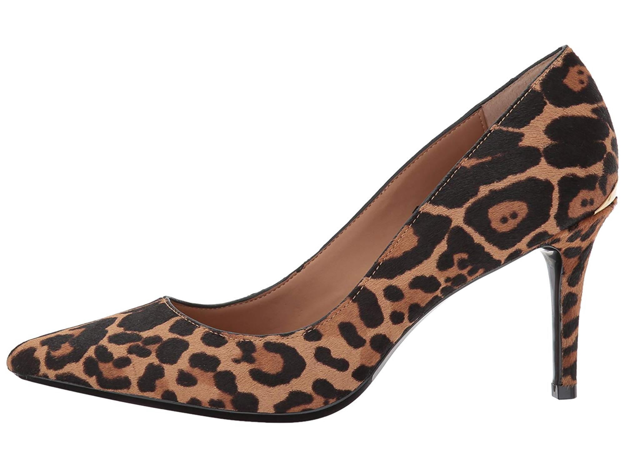 calvin klein gayle pumps leopard
