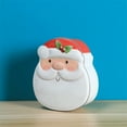 thumbnail image 2 of Christmas Tin Gift Box, Holiday Cookie Candy Storage Tinplate Container with Santa Claus and Christmas Tree Design, Small Gift Box for Children, Festive Decorative Storage for Home, 2 of 3