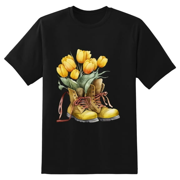 Men's Graphic TeeFlowers (17) Letter Print T-Shirts Round Neck Short Sleeves Sizes XS-5XL Summer Daily Casual Tops