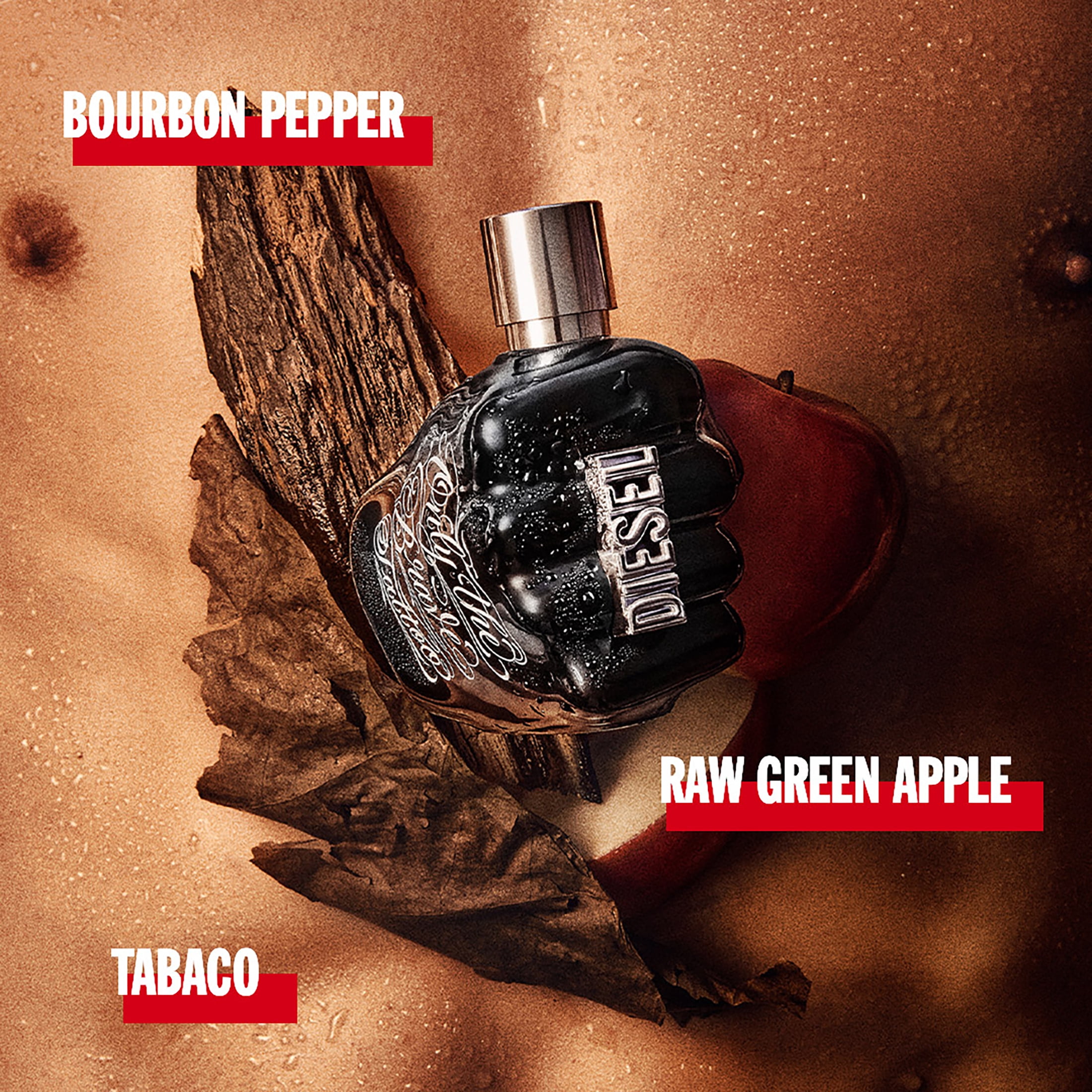 Diesel Only The Brave Tattoo Eau de Toilette Spray, Cologne for Men, 1.7 fl oz