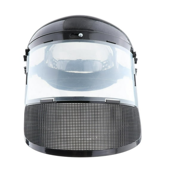 Protector facial para recortadora, equipo de trabajo, genérico, forestal, cubierta facial completa para uso forestal Negro