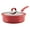 Red, variant on Rachael Ray Cook + Create 3 Quart Aluminum Nonstick Saute Pan with Lid, Red
