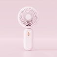 thumbnail image 2 of JHyouerji Mini Handheld Fan Pink Portable Foldable USB Rechargeable Handheld Fan for Travel Summer Vacation Outdoor, 2 of 6