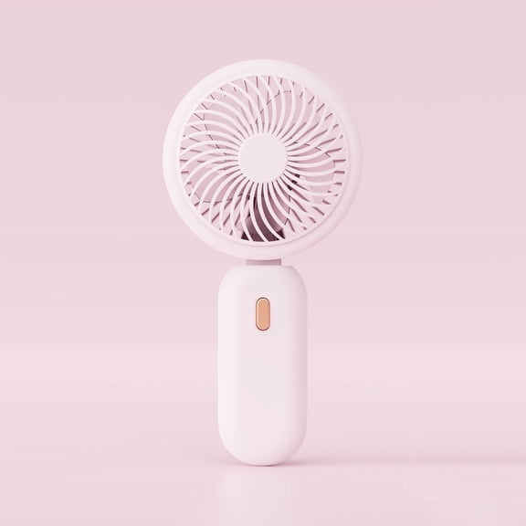 Mini Portable Fan,USB Rechargeable Fan , Powerful Handheld Fan for Stylish Girl Women Travel Indoor Outdoor , Hand Held Fan with USB Cable