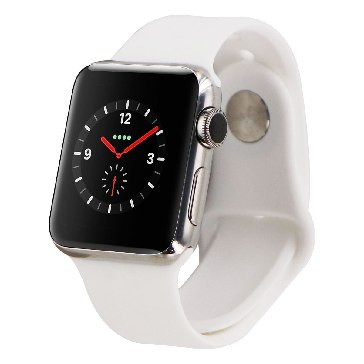 Apple Watch Series 2 (38mm) A1757 (GPS) Stainless Steel / White Sport Band (Refurbished