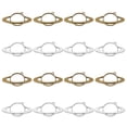 thumbnail image 1 of 16 piezas de marcos colgantes de planetas huecos, dijes de aleación, accesorios para hacer joyas DIY, para collares y manualidades (plata y bronce), 1 of 7