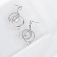 thumbnail image 2 of Pendientes envolventes de perlas redondas dulces con personalidad de moda de aleación (plata), 2 of 2