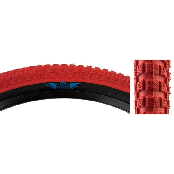 SE Bikes Cub Wire Bead Bicycle Tire - Red/Black - 20x2.0 - 4742