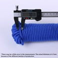 thumbnail image 2 of 90 pi φ 1/4 po (7 mm) Nylon Poly Corde Cordon Drapeau Pole Polipropileno Corde À Linge Camping Utilitaire Bon pour Tie Pull Swing Climb Noeud (90ft (27.5M), Bleu), 2 of 5