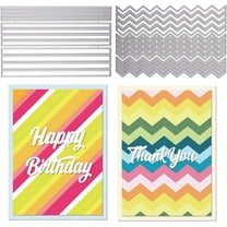 Rectangular Strips Cutting Die Metal Frame Background Die Cuts Embossing Stencils Template for Paper Card Making Decoration DIY Scrapbooking Album Craft Decor