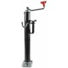 CURT 28304 Weld-On Bracket-Style Swivel Trailer Jack, 2,000 lbs. 15-1/4 Inches Vertical Travel