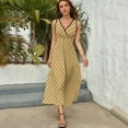 thumbnail image 3 of Ice Cream Cone Dress Fashion Boho Beach Long Dresses Female Party Printed Maxi Dress, 3 of 9