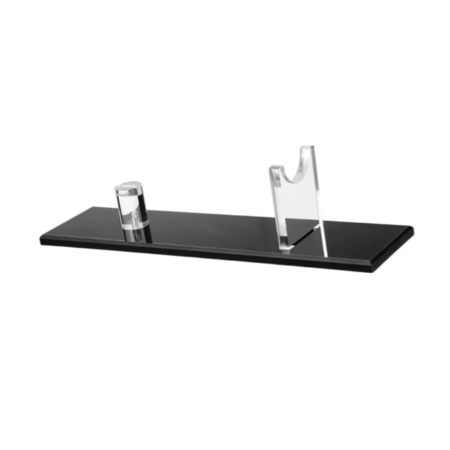 Exhibidor de cuchillos rústico, soporte para cuchillos para restaurante, estudio o dormitorio. Negro