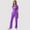Purple, variant on Busydd Scrubs for Women Set V Neck Short Sleeve Scrubs Tops for Women and Elastic Waist Drawstring Scrub Pants for Women Casual Comfy Solid Color Workwear with Pockets S