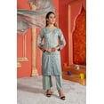 thumbnail image 2 of IshDeena Linen Ready to Wear Pakistani Dresses for Women Shalwar, Kameez with Dupatta - 3 Piece Set Printed/Embroidered, 2 of 6