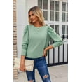 thumbnail image 7 of Zeagoo Long Sleeve Tunic Tops For Women Womans Top Fall Casual Long Shirts Crew Neck Sweatshirts Fall Outfits For Women 2025, 7 of 7