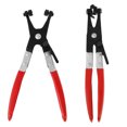 thumbnail image 4 of 2Pcs Hose Clamp Plier High Carbon Steel Spring Clamp Plier Professional Ring Type and Flat Band Hose Clamp Tool with Locking Device Hose Clamp Installation and Removal Tool for Hose, 4 of 8