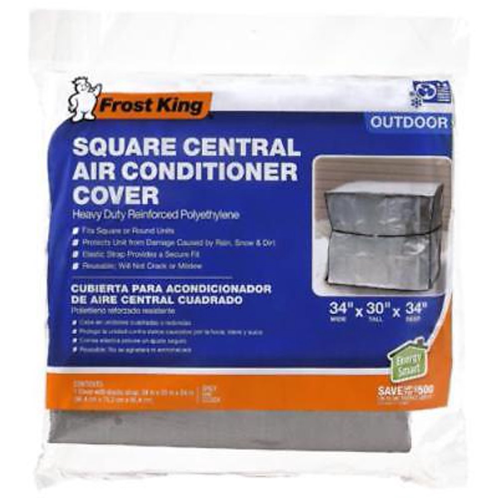 34" x 34" x 30" Standard Square Central Air Conditioner Cover
