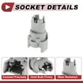 thumbnail image 4 of 1 Juego de Cableado de Zócalo de Luz de Reversa para Honda Accord Odyssey Civic 1998-2019 No.33513S84A01 Conector de Pigtail de Bombilla, 4 of 7