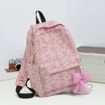 thumbnail image 4 of Versatile Lightweight Bowknot Patchwork Backpack for Students Casual Daily Carry, 4 of 9