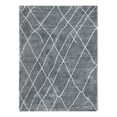 thumbnail image 3 of Unique Loom Soft Touch Shag Collection Area Rug - Dora (8' x 11' Rectangle Pebble Gray/Ivory), 3 of 7