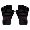 thumbnail image 2 of Weight Lifting Glove Workout Wrist Wrap Exercise Gym , , Powerlifting, Cycling - L L, 2 of 10