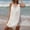 White, variant on Herrnalise Women Crochet Knit Evening Dress Y2K Sexy Hollow Out Long Dress Halter Neck Bodycon Retro Party Dresses Clubwear For Free Size