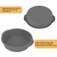 thumbnail image 5 of Tebru 10 Inch Round Shape Silicone Mold Cake Pan Mould Bread Bakeware DIY Baking, 5 of 7