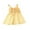 Beige, variant on Girls' Dresses Summer Scoop Neck Sleeveless Floral Flowy Prints Plain Sundress Beach Dress Toddler Dress Beige 18 Months-24 Months