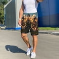 thumbnail image 5 of Mens Pajama Shorts, Flower Field Poodle Sleep Shorts Men Pajama Bottoms Lounge PJ Shorts with Pockets, 5 of 6