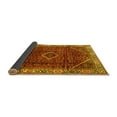 thumbnail image 2 of Ahgly Company Indoor Square Persian Yellow Traditional Area Rugs, 7' Square, 2 of 4