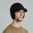 thumbnail image 5 of Baqcunre Beanies Hats Men, Elastic Warm Knitted Hat Winter Hat Mens Thickened Wool Hat Outdoor Warm Knitted Hat In Autumn And Winter, Beanie for Women, Baby Beanie, 5 of 7