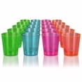 thumbnail image 2 of 80 Neon Multicolor Shot Glasses Hard Plastic Glow Party Mini Cups 0.68 Oz 20ml, 2 of 4
